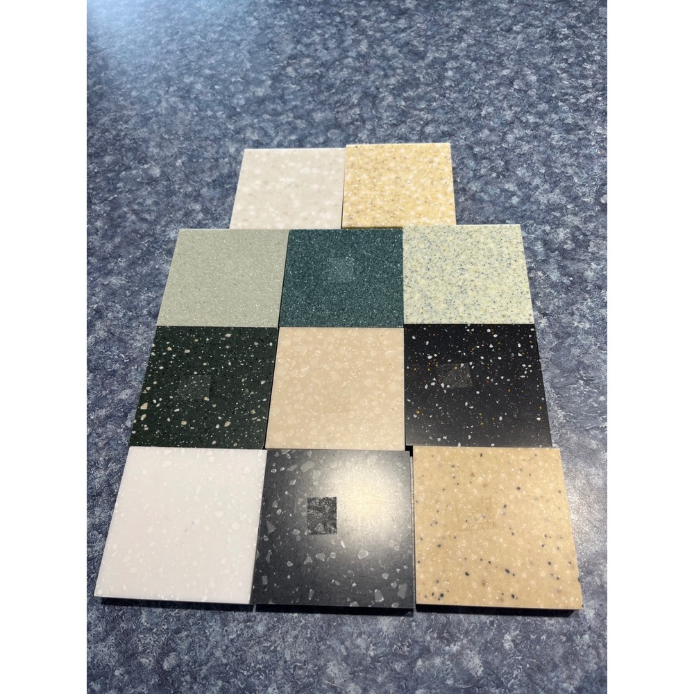 Menards Corinthian Countertop Sample Tile Lot 11pc Pyrenees Mojave Series 3x3